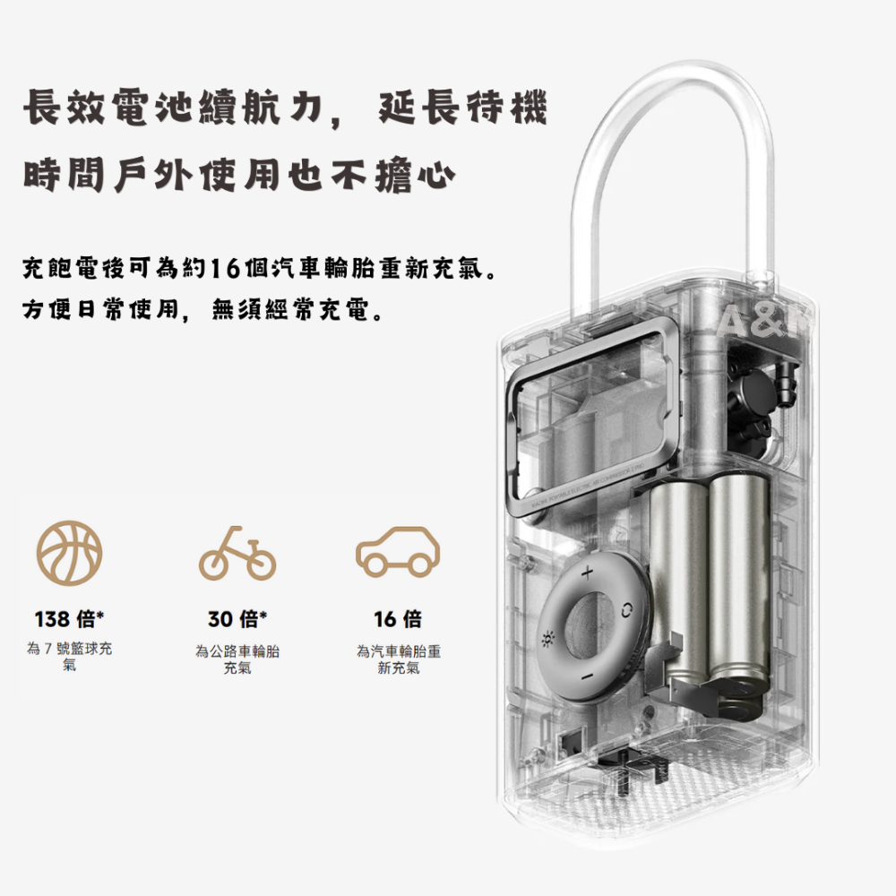 XIAOMI 電動打氣機 2PRO 2025最新款 第四代小米打氣機 米家打氣機 自動打氣機 汽車打氣機-細節圖4