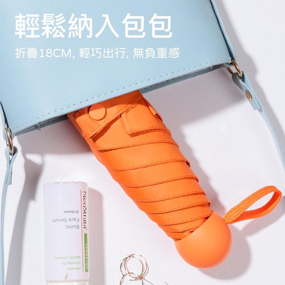 【防曬傘】UV傘 傘 雨傘 迷你口袋傘 摺疊傘 晴雨傘 陽傘 雨傘 折傘 防曬傘 黑膠傘 太陽傘 口袋傘 輕巧抗UV傘-細節圖5