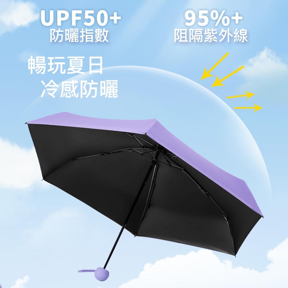 【防曬傘】UV傘 傘 雨傘 迷你口袋傘 摺疊傘 晴雨傘 陽傘 雨傘 折傘 防曬傘 黑膠傘 太陽傘 口袋傘 輕巧抗UV傘-細節圖4