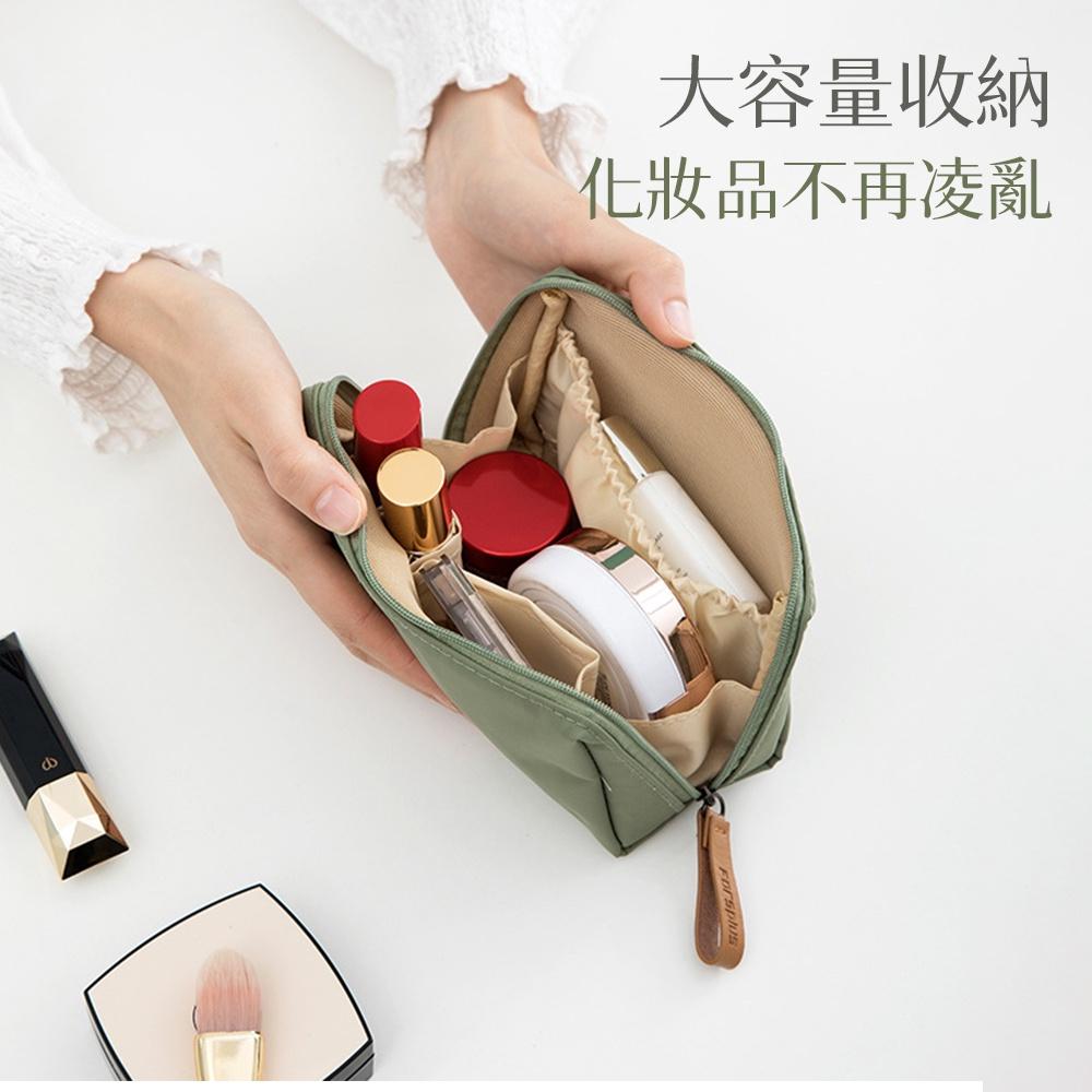 【韓風】簡約化妝包 簡約化妝包 日系化妝包 韓系化妝包 收納袋 居家-細節圖7