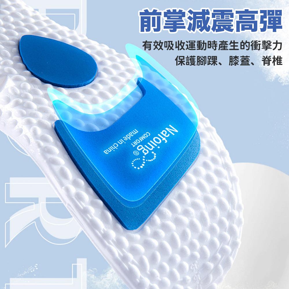 【加厚款】鞋墊 運動鞋墊 爆米化鞋墊 踩屎感鞋墊 氣墊鞋墊 PU鞋墊 減壓鞋墊 足弓墊扁 扁平足鞋墊-細節圖9