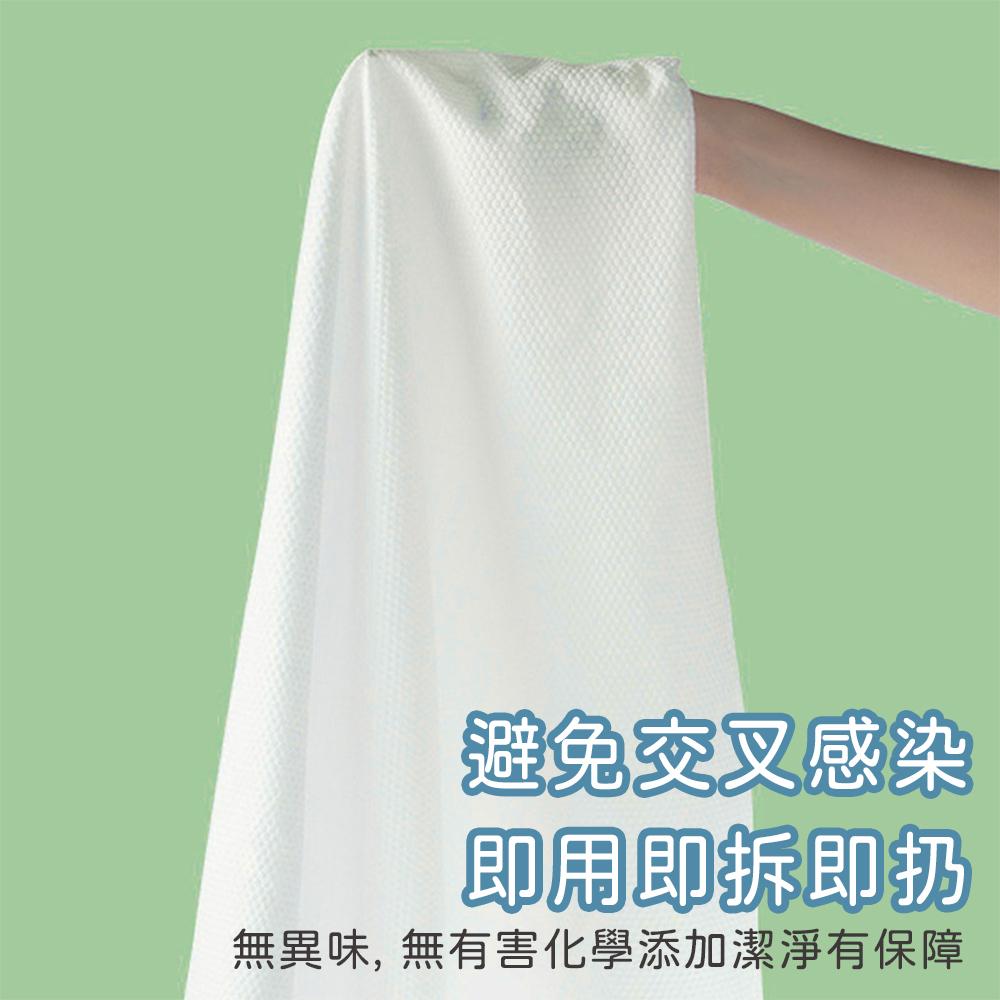 【拋棄式】免洗浴巾 一次性浴巾 一次性毛巾 拋棄式毛巾 浴巾 套裝超厚超大吸水不掉毛酒店專用獨立包裝-細節圖7