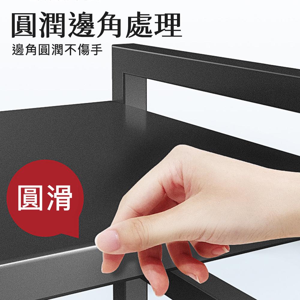 【可伸縮】微波爐架 烤箱架 廚房伸縮置物架 廚房置物架 多功能置物架 打印機架 電鍋架 空氣炸鍋架 伸縮式微波爐架-細節圖8