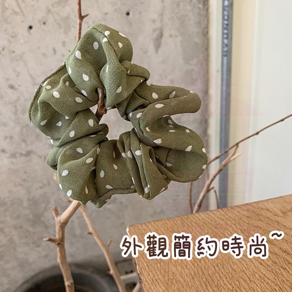 【多款式】韓風髮圈 圓點造型大腸髮圈 髮飾 髮圈 大腸髮圈 多色髮圈 韓風髮飾 彈性髮圈 大髮圈 綁頭髮-細節圖6