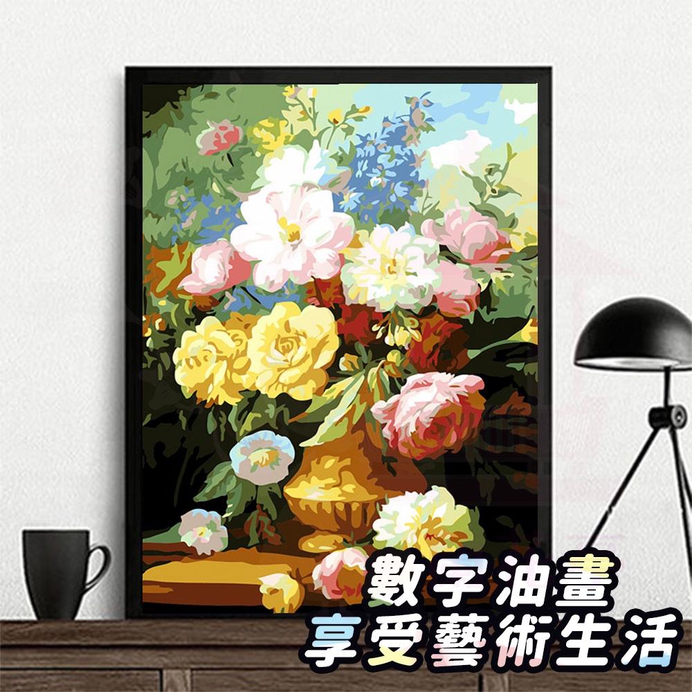 數字油畫【含實木內框】 DIY油畫 30x40cm 客廳房間裝飾 交換禮物 紓壓好物-細節圖7