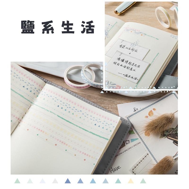 【一組十捲】紙膠帶 和紙膠帶 寬版紙膠帶 紙膠帶貼紙 手帳紙膠帶 紙膠袋組盒 花樣紙膠帶-細節圖8