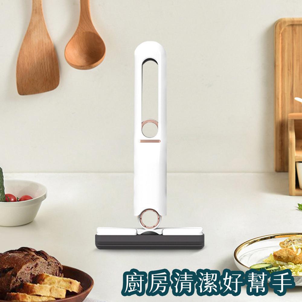 桌面拖把 迷你小拖把 小拖把 免手洗拖把 便攜式拖把 室內小拖把 桌面玻璃清洗拖把擦玻璃神器 清潔拖把-細節圖3