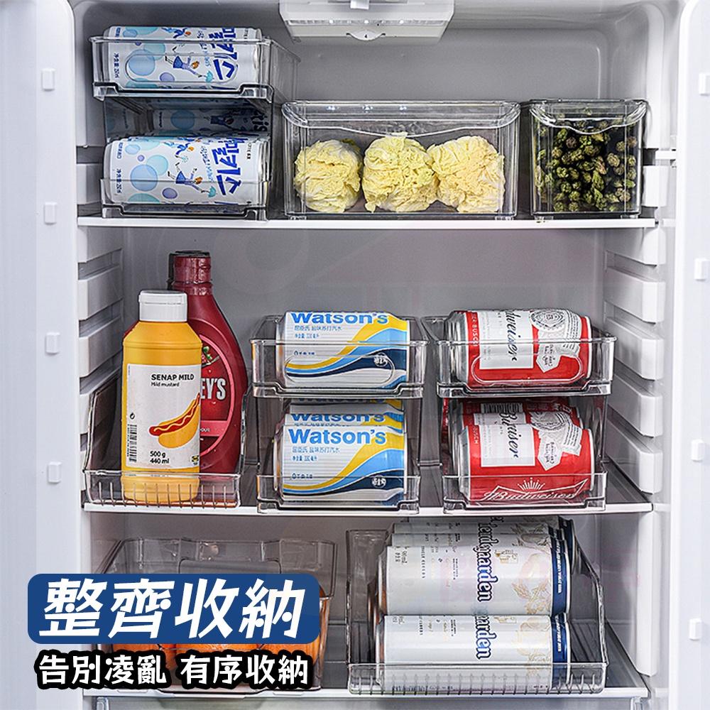 冰箱飲料收納盒 冰箱收納盒抽屜式 冰箱收納 冰箱隔層架 冰箱飲料收納架 冰箱收納架 易拉罐-細節圖8