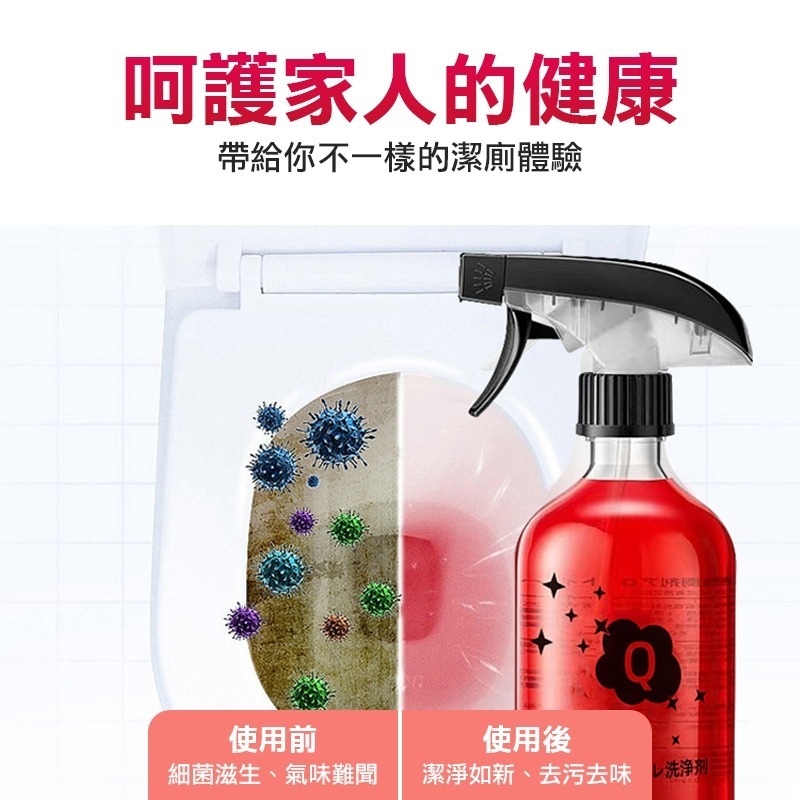 日本 玫瑰潔廁劑 玫瑰潔廁液 萬用玫瑰潔廁劑 玫瑰香氛潔廁劑 除臭馬桶清潔劑 紅地球香氛潔廁液 廁所馬桶清潔神器-細節圖4