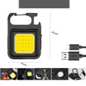 多功能隨身燈 充電 應急燈 鑰匙扣燈 圈燈 露營燈 爆閃燈 維修燈 戶外燈 COB 工作燈 手電筒 帳蓬燈 檢修燈 磁吸-規格圖9