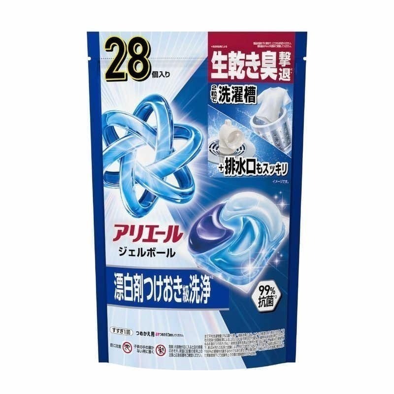 【日本P&G】2024最新版4D炭酸清潔  寶僑洗衣球 ARIEL 4D洗衣膠球 洗衣球洗衣凝珠洗衣凝珠 洗衣膠囊-規格圖3