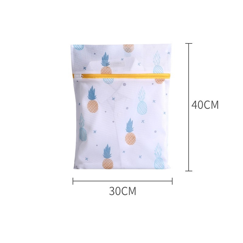 【鳳梨造型】細網加厚洗衣袋 衣物洗衣袋 洗衣網 細網洗衣網 收納袋 防打結洗衣袋 內衣袋 洗衣必備 整理收納-規格圖9