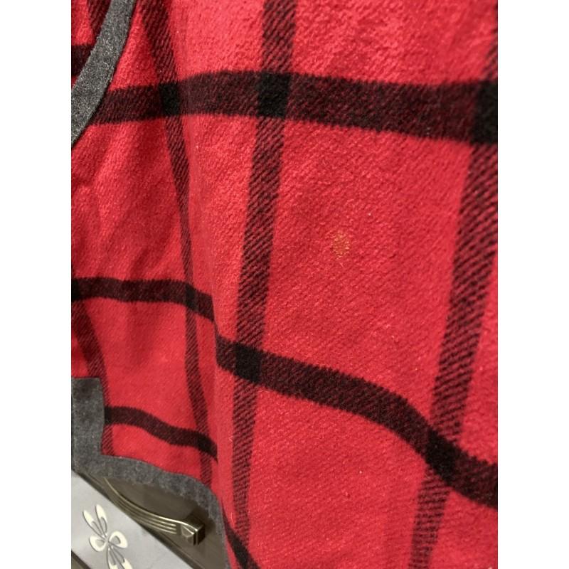 紅色格紋喜氣外套 兒童外套 棉襖 鋪棉 保暖-細節圖3