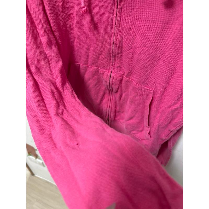 PALPH LAUREN桃紅色連帽兒童外套/薄外套/適合130-140女童穿的連帽外套-細節圖3