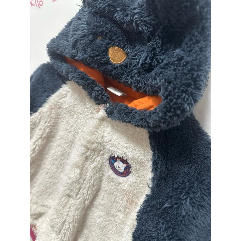 迪士尼維尼熊70公分絨毛毛熊熊外套/保暖鋪面外套-細節圖2