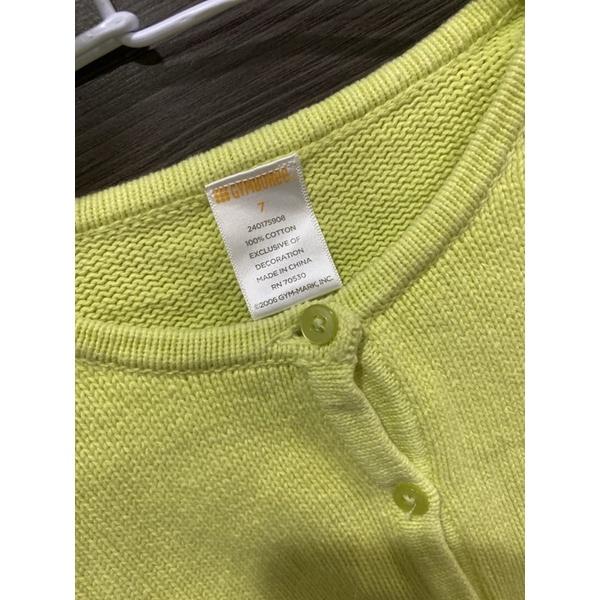 GYMBOREE 針織花朵鈕扣兒童上衣外套/罩衫/童裝/針織毛衣/針織外套/近全新-細節圖2