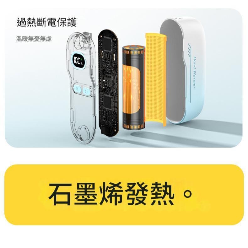 【台灣出貨】漸變色雙磁吸充電暖手寶充電暖手爐分離暖手寶可愛風暖手寶高顏值暖手寶保暖冬季送禮持久發熱-細節圖7