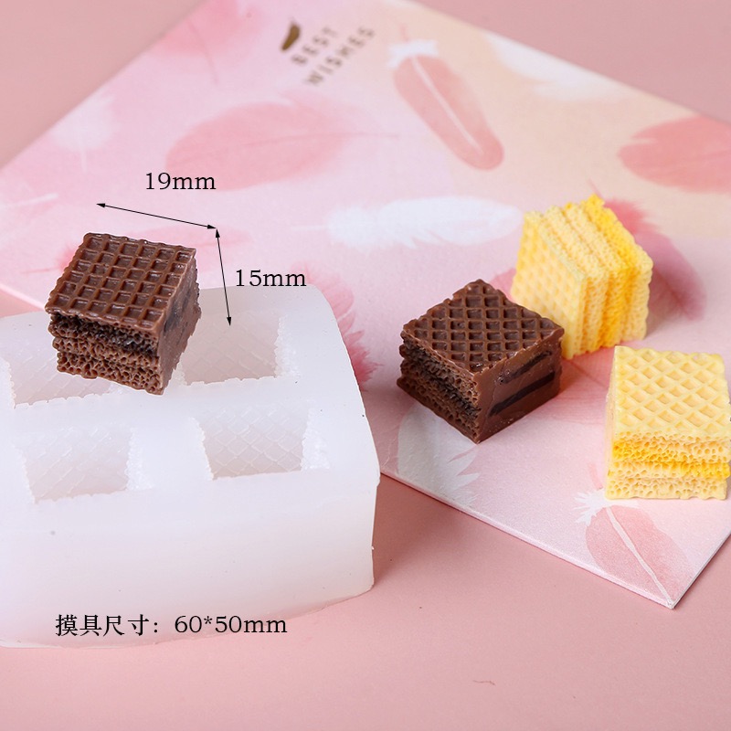 ［矽膠模具］多款可愛甜點造型矽膠模具（威化、夾心餅乾）-細節圖2