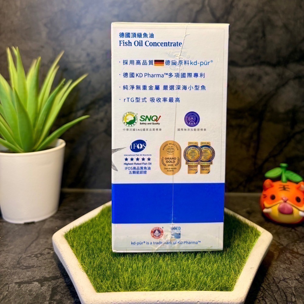 【現貨 開發票 正品保證】大研生醫 德國頂級魚油軟膠囊（60粒/瓶）期限2028/06 大研生醫魚油-細節圖3