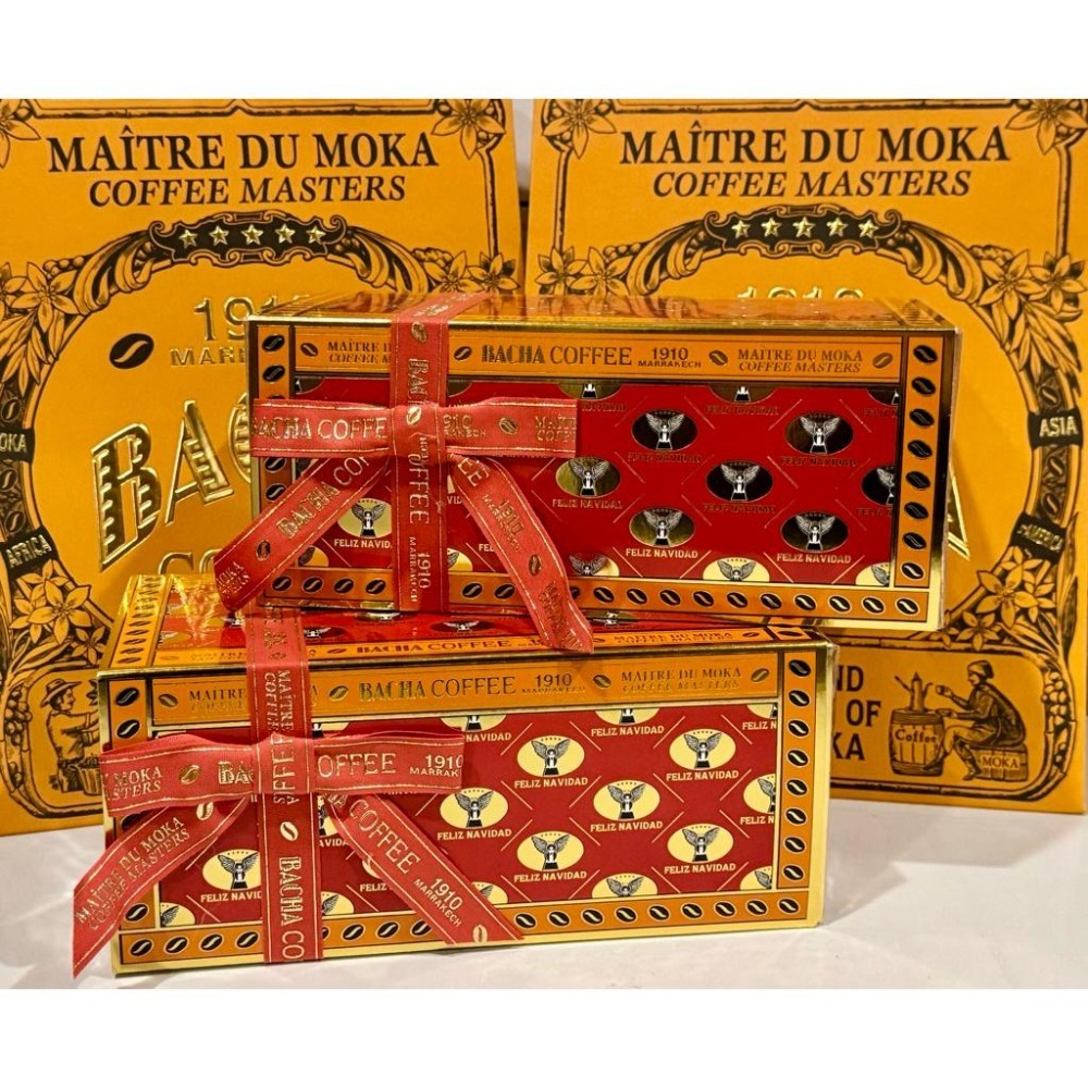 ［隔日到貨］🎄聖誕限定精美包裝❤️送禮/交換禮物💝可附袋✨Bacha咖啡綜合大禮盒 送禮好選擇🎉（25/30入）-細節圖2