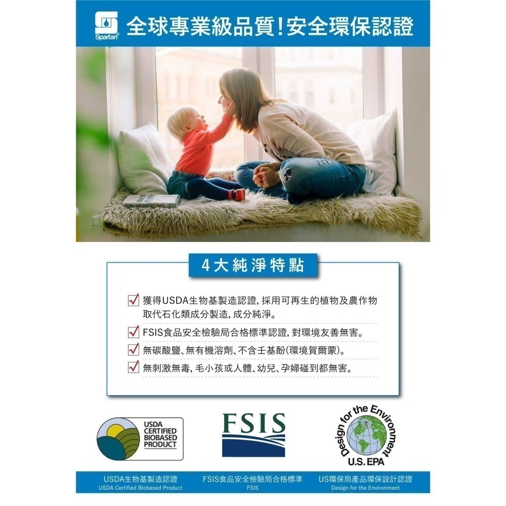 【SPARTAN斯巴達】環保柑橘萬用清潔劑(946ml) 現貨-細節圖7