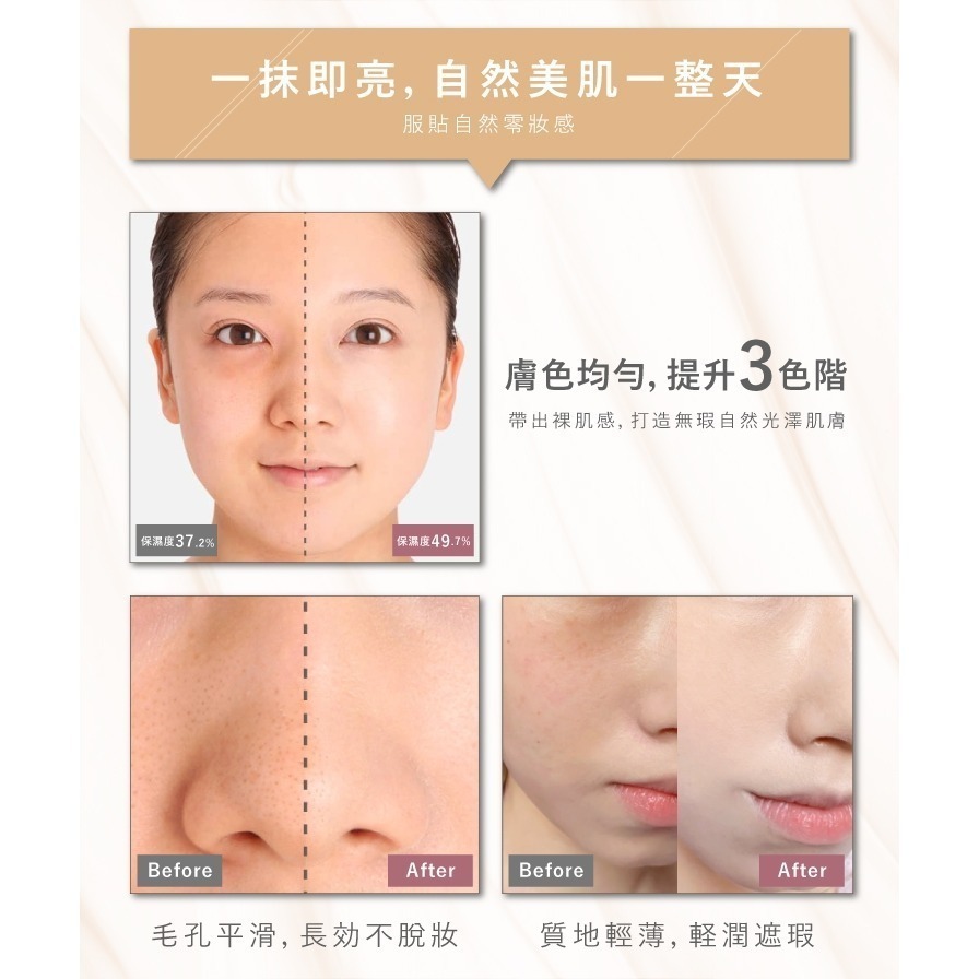 Atsushi淳 素顏好動DD霜 素顏霜 隔離霜 妝前乳(SPF35PA++_30ml) 七效合一 現貨-細節圖4