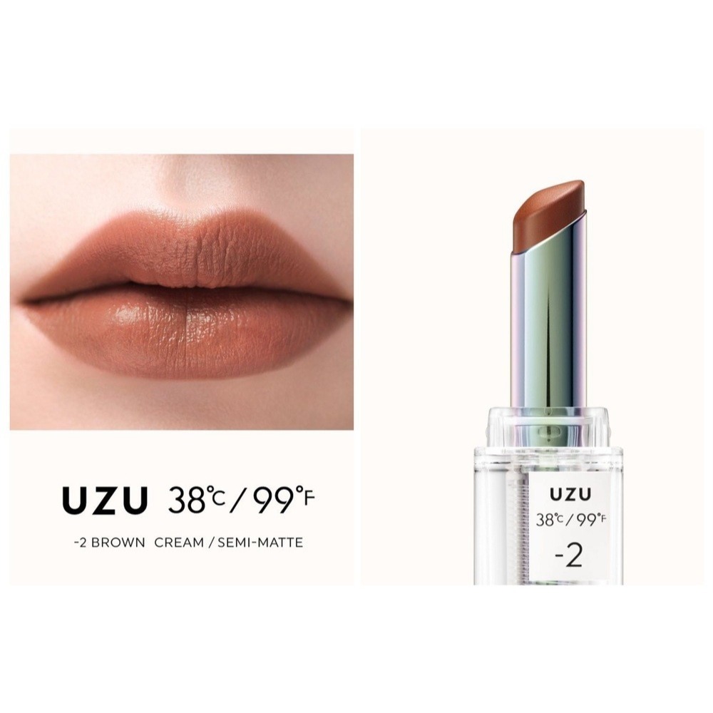 日本 FLOWFUSHI UZU 唇膏 口紅 打底唇膏 護唇膏 透灰色 李子色 棕色 (3.8g) 現貨-規格圖8