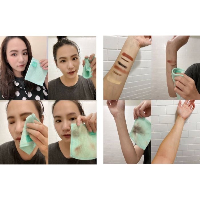 【艾美肌】鍺銀負離子 超導淨膚美容巾 卸妝巾 洗臉巾(蒂藍版_大)台灣製 現貨-細節圖7