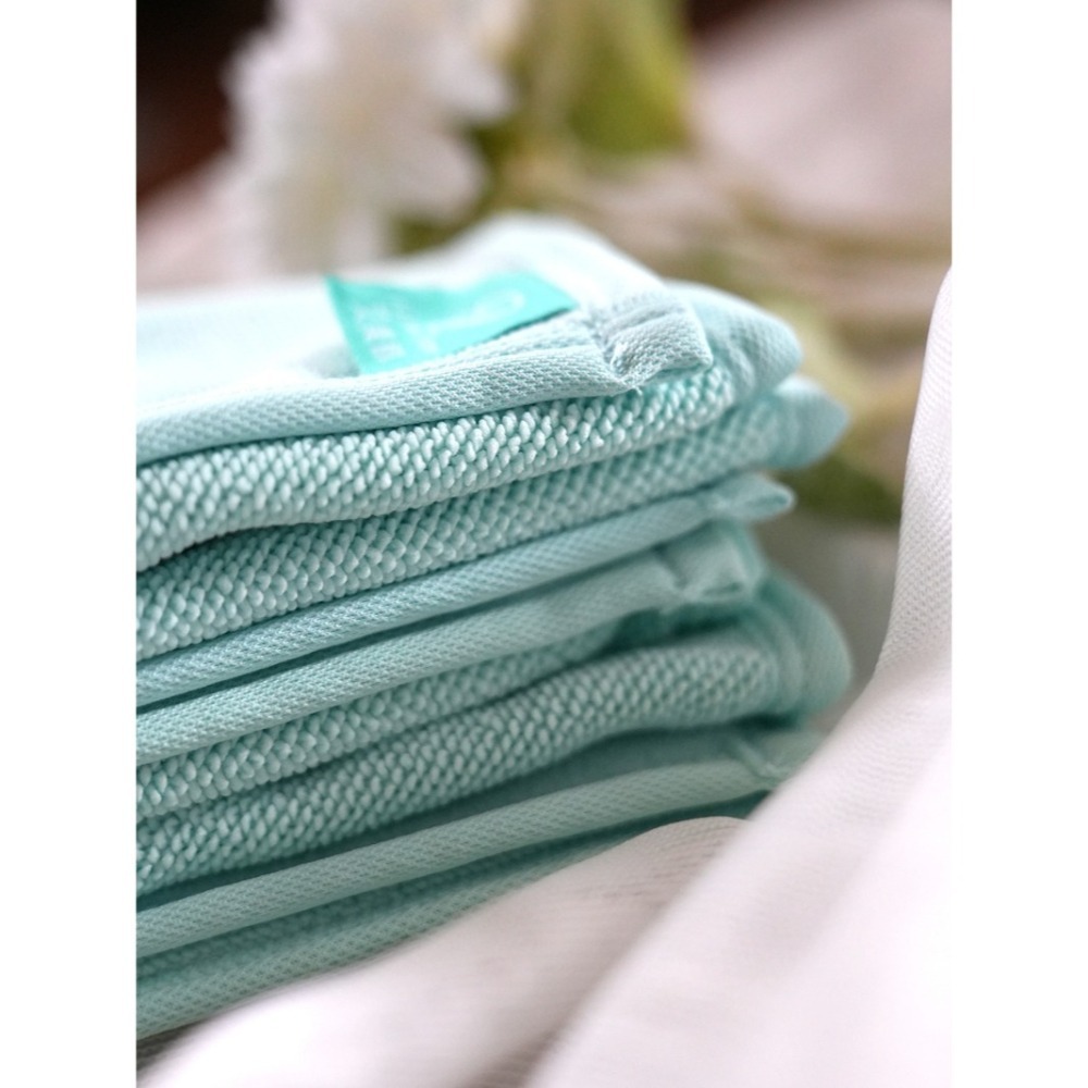 【艾美肌】鍺銀負離子 超導淨膚美容巾 卸妝巾 洗臉巾(蒂藍版_大)台灣製 現貨-細節圖9