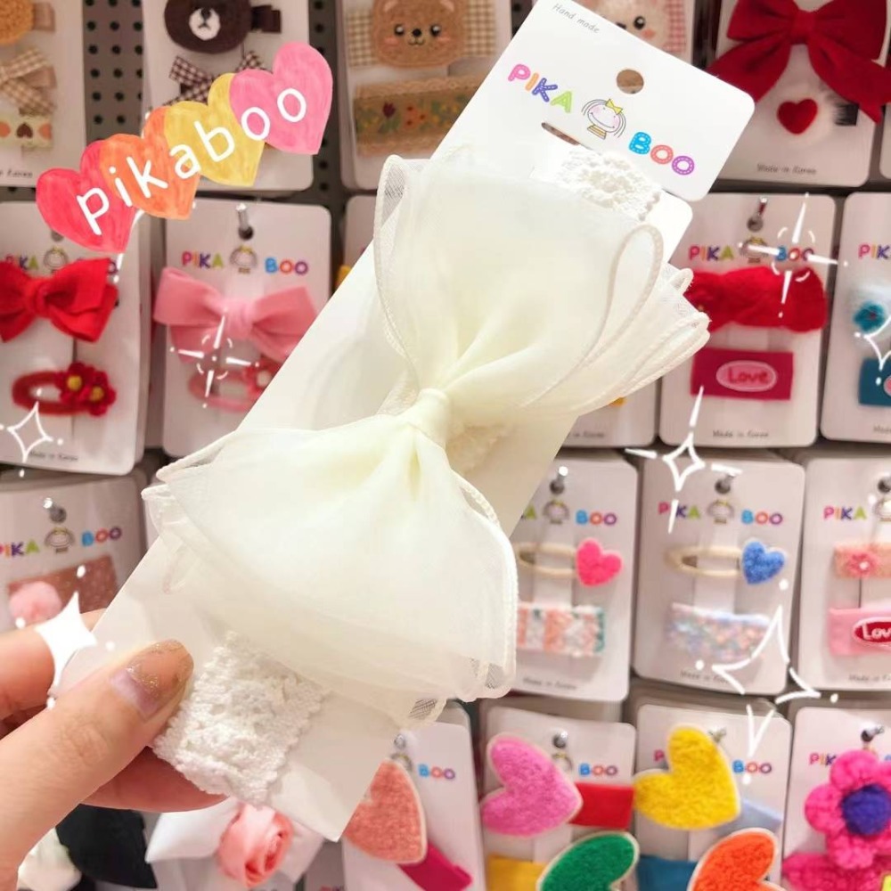 韓國寶寶髮飾 PIKABOO 多款 寶寶/嬰兒髮帶-規格圖6