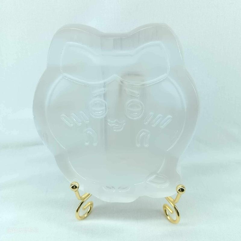 ［shan] 👉出清收藏👈 Chiikawa｜吉伊卡哇 小八貓 透石膏飾品盤-細節圖6