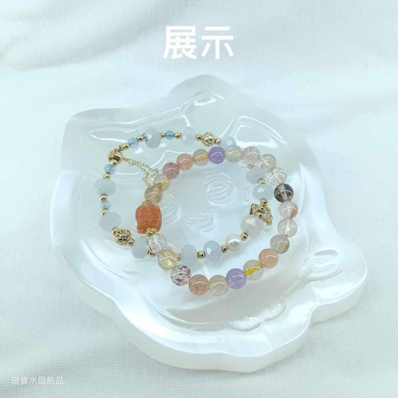 ［shan] 👉出清收藏👈 Chiikawa｜吉伊卡哇 小八貓 透石膏飾品盤-細節圖7