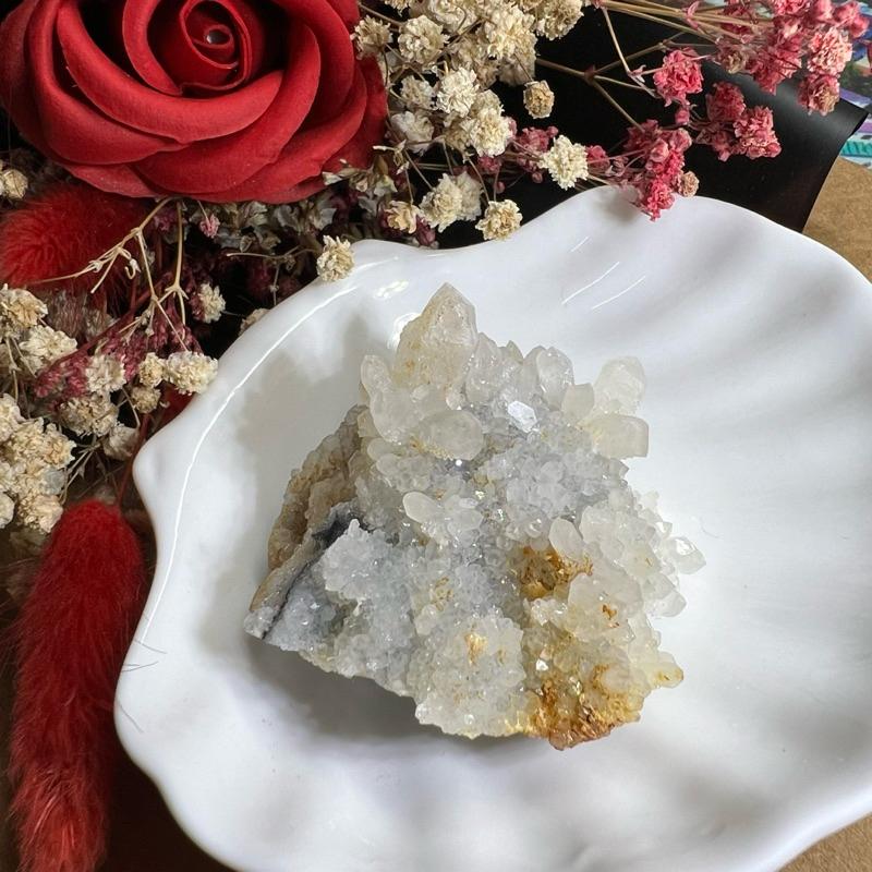 [shan] 👉出清收藏👈 原礦水晶 晶簇 連底層岩石都很美！-細節圖4