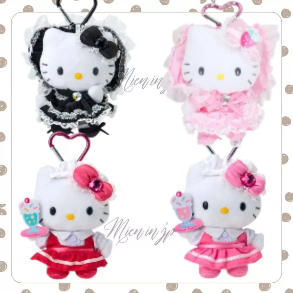 現貨 日本正版 三麗鷗 SANRIO Hello Kitty 女僕系列 蘿莉塔系列 吊飾 娃娃 掛飾-細節圖2