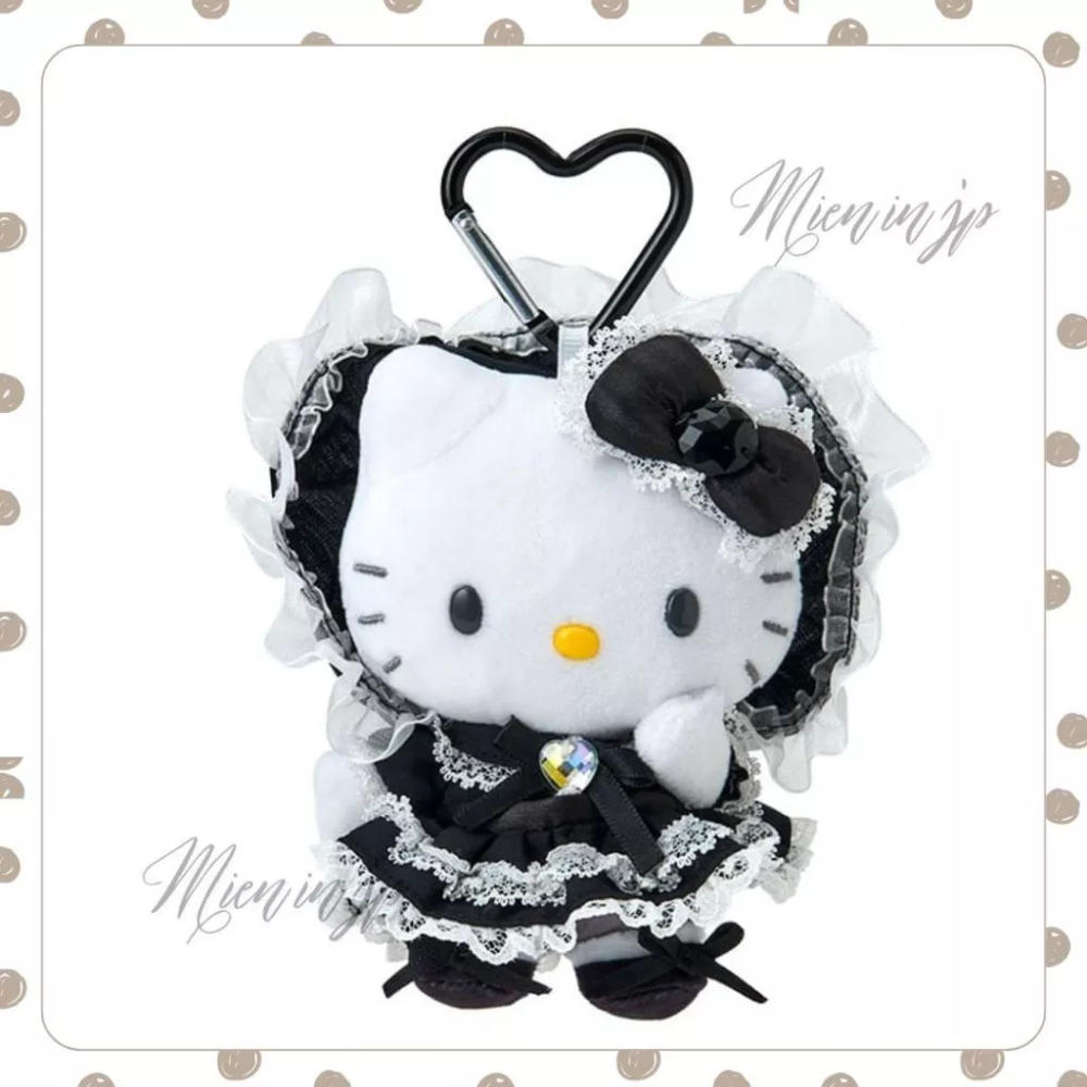 現貨 日本正版 三麗鷗 SANRIO Hello Kitty 女僕系列 蘿莉塔系列 吊飾 娃娃 掛飾-規格圖3