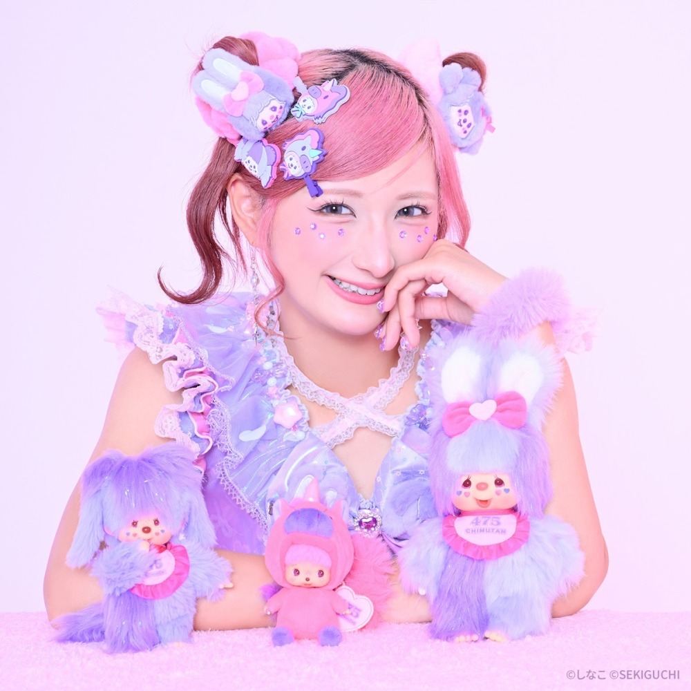 現貨在台 Shinako x Monchhichi 夢奇奇 蒙奇奇 475 聯名第二版 髮圈 髮束 髮夾 大腸圈-細節圖7