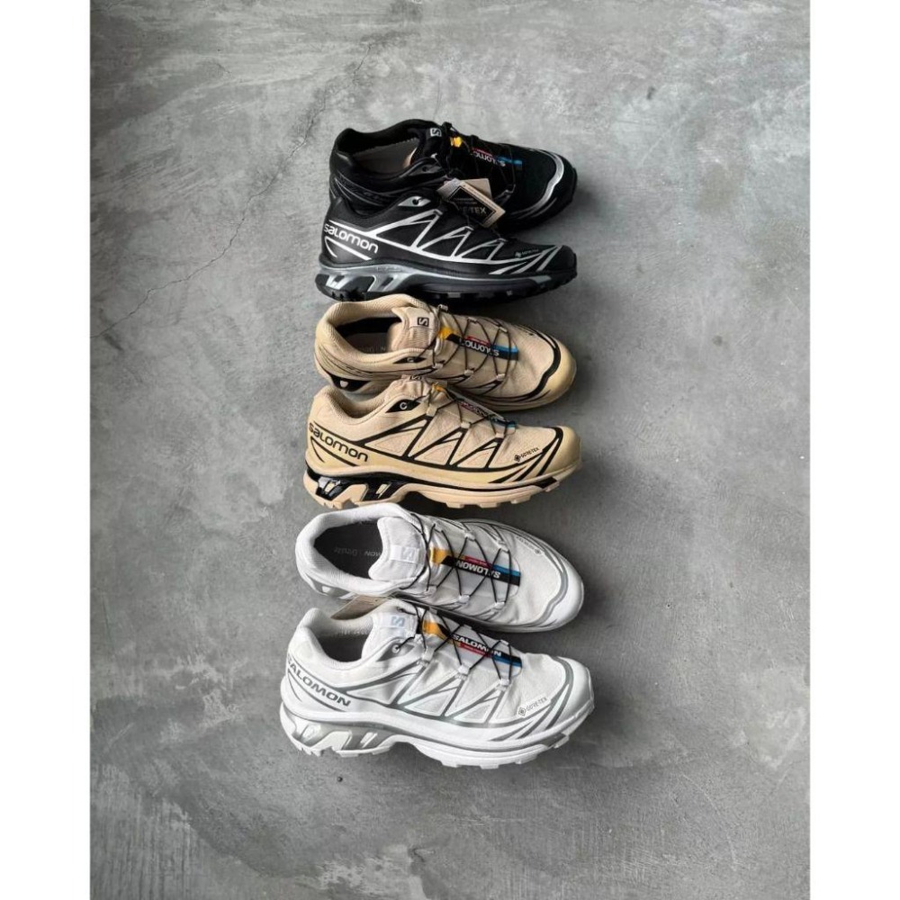 《RexInd.》現貨 Salomon XT-6 GTX GORE-TEX 防水 白 銀 475811 / 代購-細節圖9