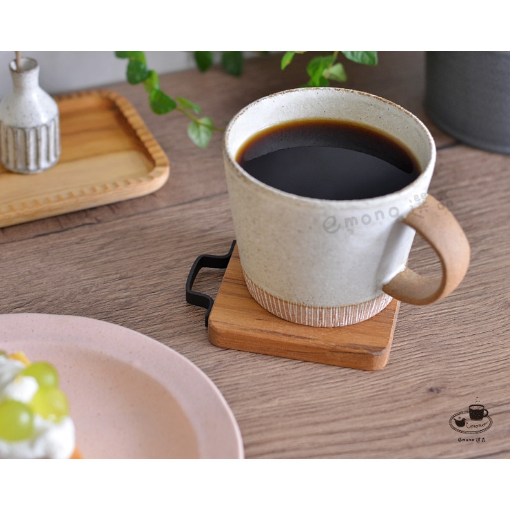 【emono選品】日本進口 天然柚木 杯墊 鐵把手 隔熱墊 無上漆 單一售價 現貨-細節圖4