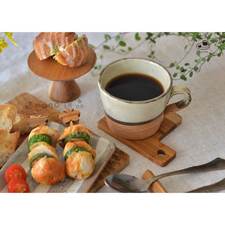 【emono選品】日本進口 天然柚木 杯墊 隔熱墊 正方形 無上漆 現貨 單一售價-細節圖7