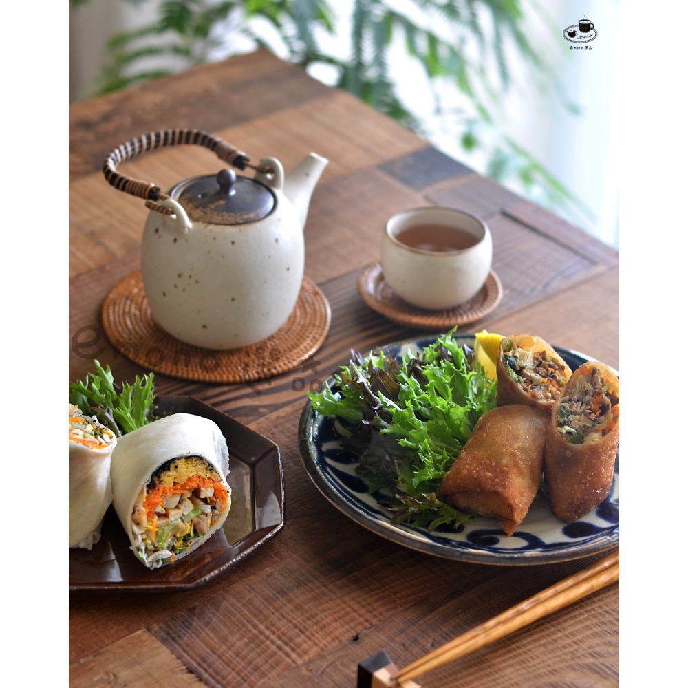 【emono選品】印尼峇里島製 Ata 手工編織邊緣杯墊 圓形 隔熱墊 茶杯墊 現貨 單一販售-細節圖3