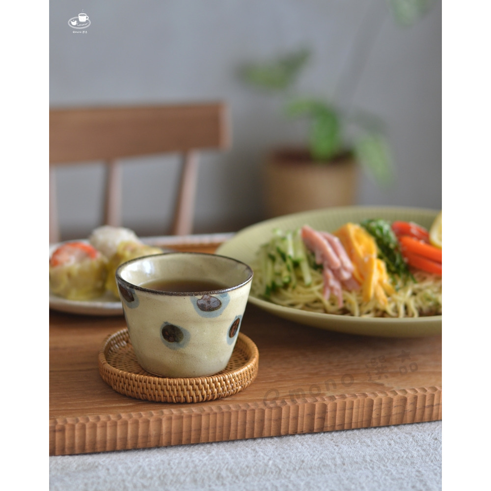 【emono選品】印尼峇里島製 Ata 手工編織 加高邊緣杯墊 圓形 方形 隔熱墊 茶杯墊 小物收納盤-細節圖4