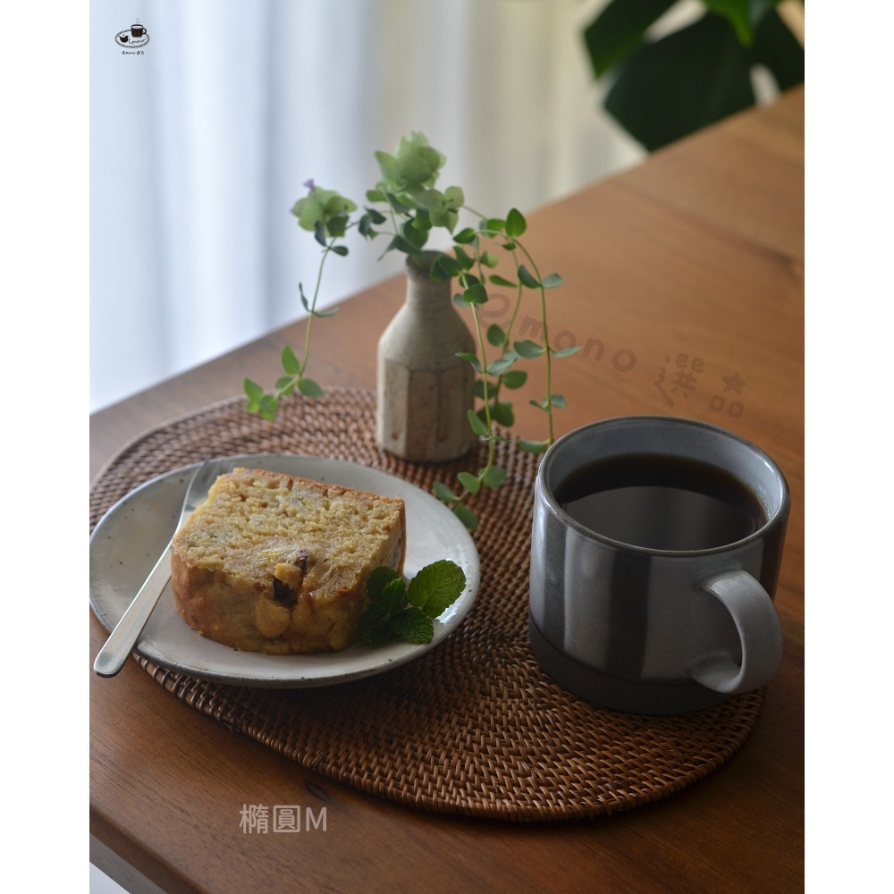 【emono選品】印尼峇里島製 Ata 手工編織餐墊 橢圓形 隔熱墊 M / L 單一販售 現貨-細節圖2