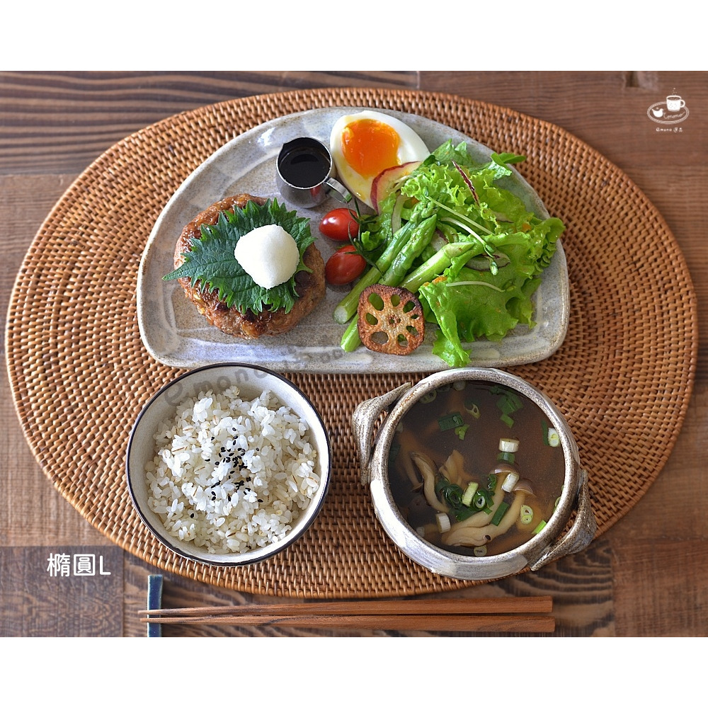 【emono選品】印尼峇里島製 Ata 手工編織餐墊 橢圓形 隔熱墊 M / L 單一販售 現貨-細節圖4