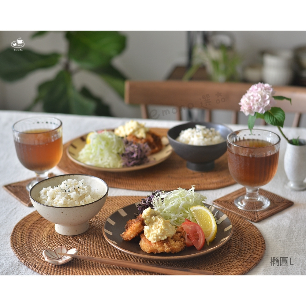 【emono選品】印尼峇里島製 Ata 手工編織餐墊 橢圓形 隔熱墊 M / L 單一販售 現貨-細節圖6