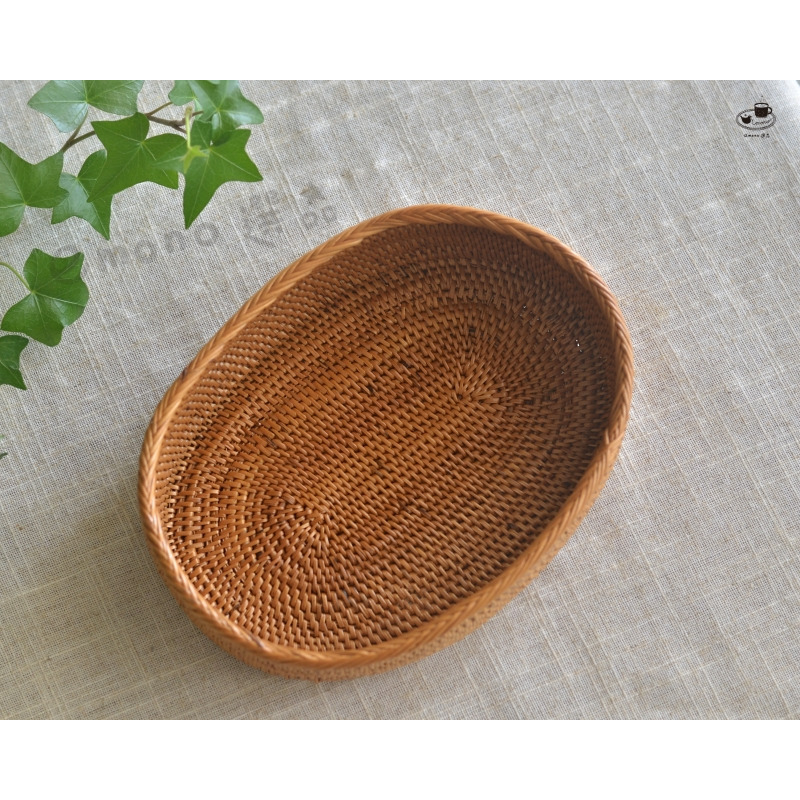 【emono選品】印尼峇里島製 Ata 手工編織 置物籃 橢圓形 現貨-細節圖6