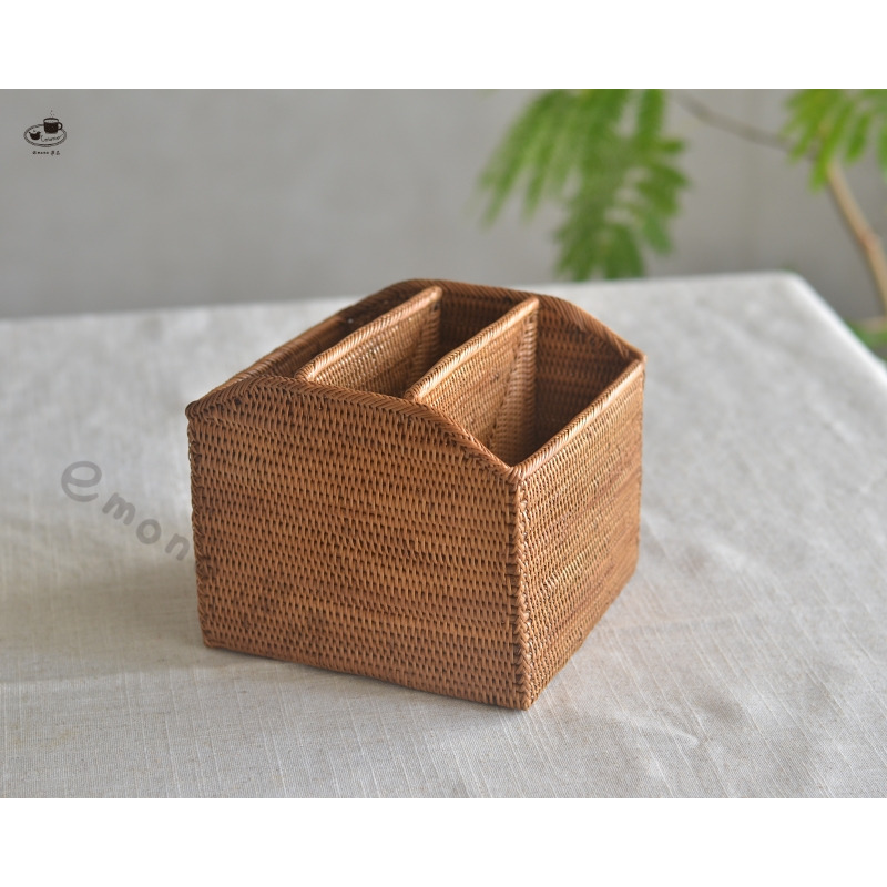 【emono選品】印尼峇里島製 Ata 手工編織 三層置物架 小物收納架 現貨-細節圖3