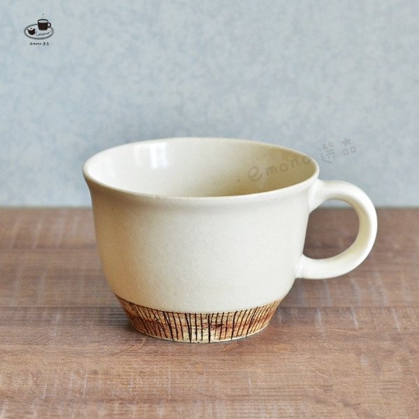 【emono選品】日本製 美濃燒 Kushime刻紋 拿鐵杯-規格圖6
