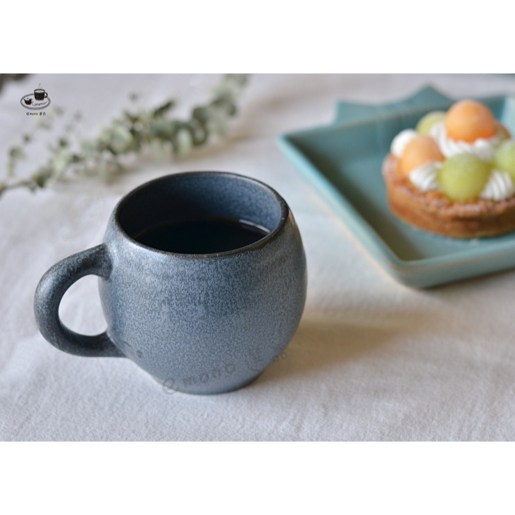 【emono選品】日本製 美濃燒 小兵窯 丸形馬克杯 咖啡杯 磁器 四色系 現貨 單一販售-細節圖6
