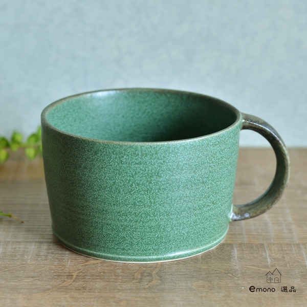 【emono選品】日本製 美濃燒 小兵窯 寬口馬克杯 湯杯 磁器 四色系 現貨-規格圖9