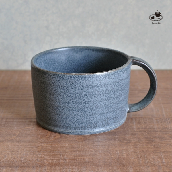 【emono選品】日本製 美濃燒 小兵窯 寬口馬克杯 湯杯 磁器 四色系 現貨-規格圖9